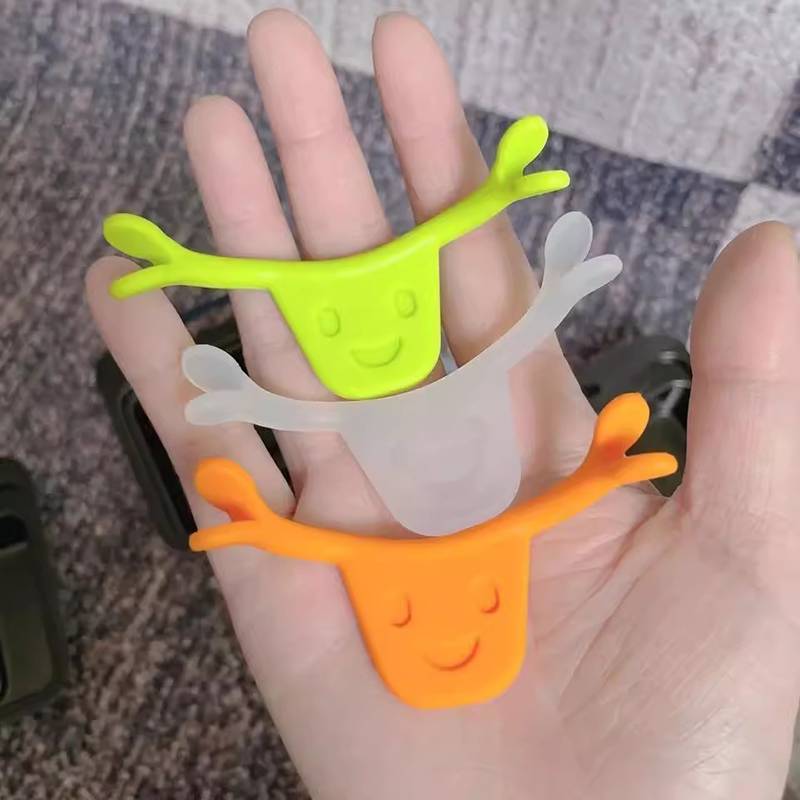 (Orange+green+medical silicone) Three installations