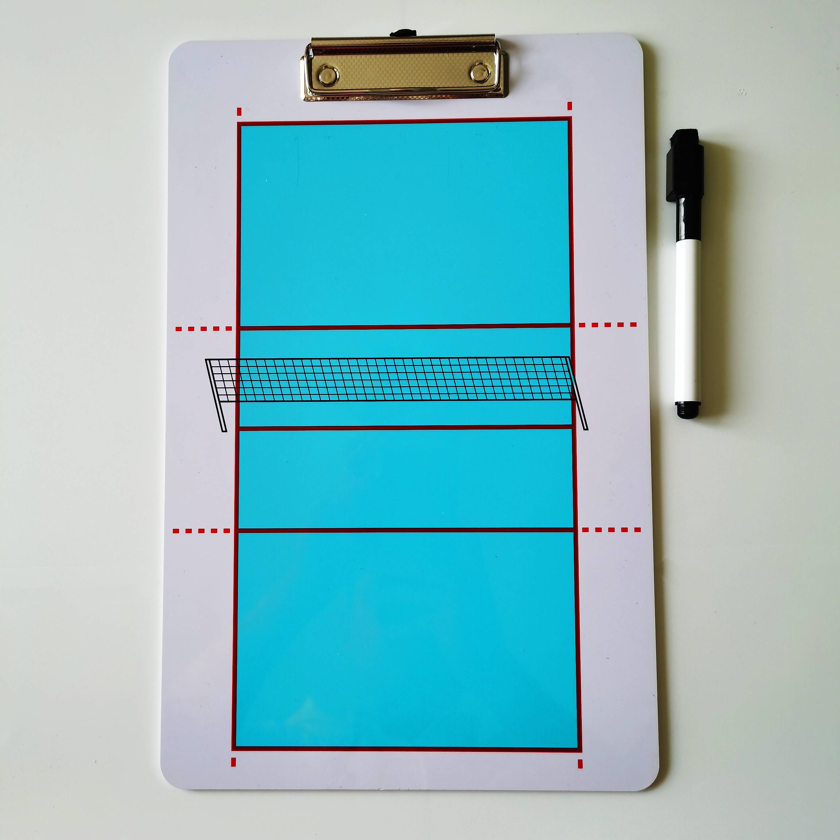 One -piece volleyball tactical board