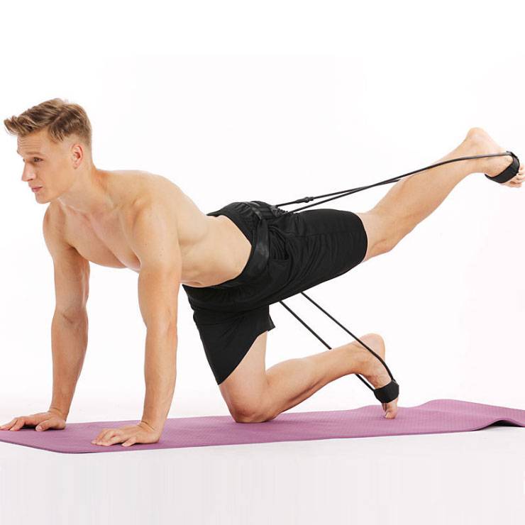 Basketball professional bouncing high training device Squat hip power jumps high legs fitness equipment buckle dunk stretch rope