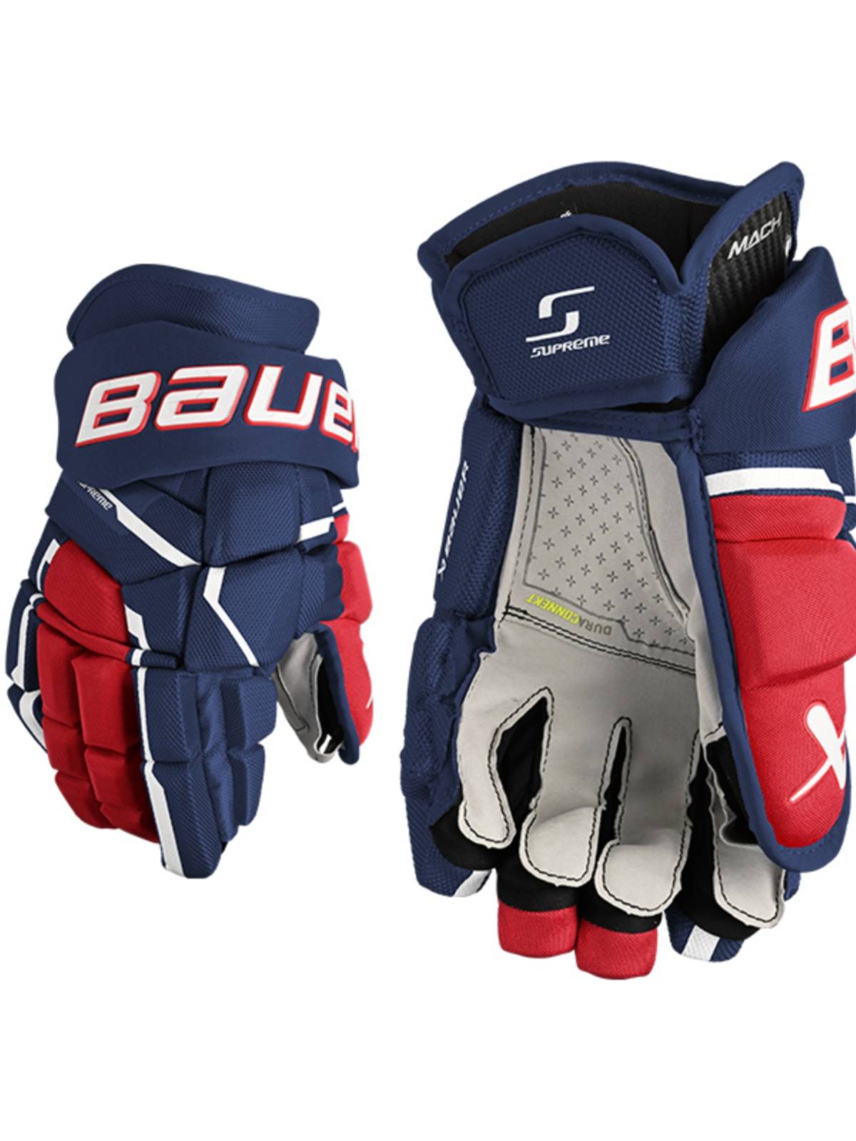 Bauer Ball Mach Hocochaling Gloves Adult Youth Children's Children's Worked Hockey Protective Skating Protection Training