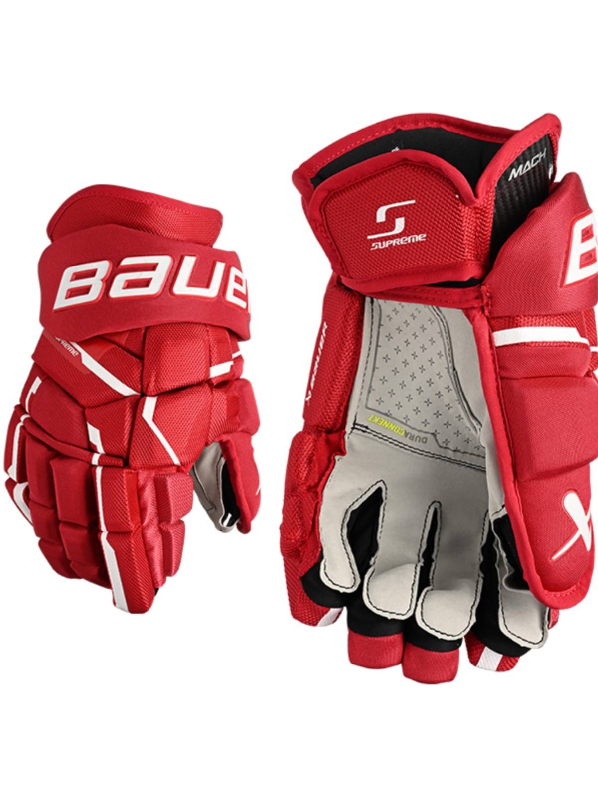 Bauer Ball Mach Hocochaling Gloves Adult Youth Children's Children's Worked Hockey Protective Skating Protection Training