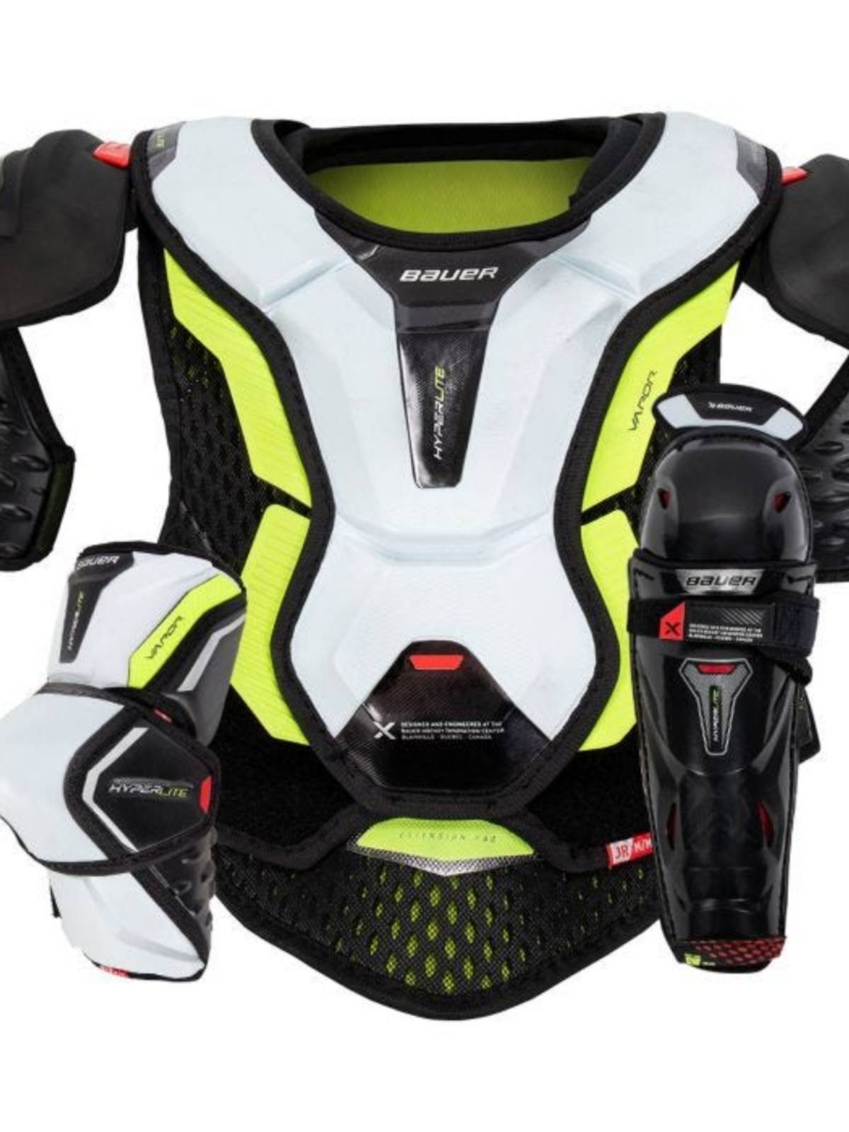 bauer/Ball Hyperlite ice hockey protection appliances youth adult adults protect the chest, elbow and legs