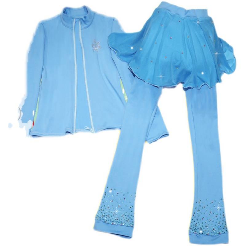 DVWVB Ice Dance Elf Custom Falter Skating and Velvet Training Services on Hip -hip Pants Children Adults