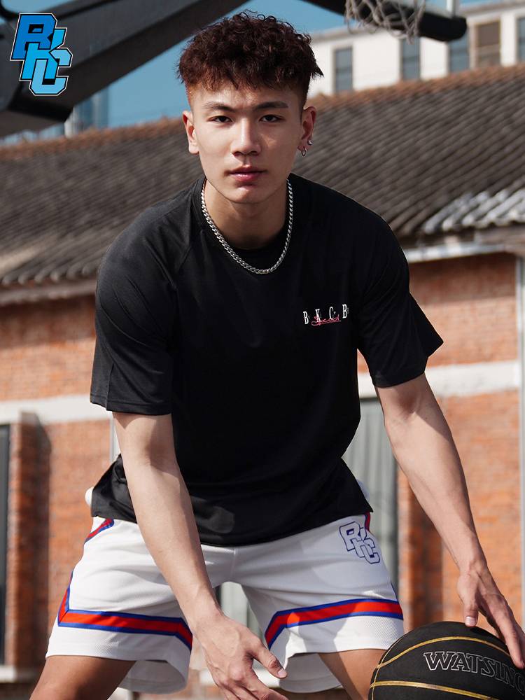 Broken Bar Bar Basketball Speed Short -sleeved American Shooting Sweet Summer Fitness T -shirt Male Youth Training Services