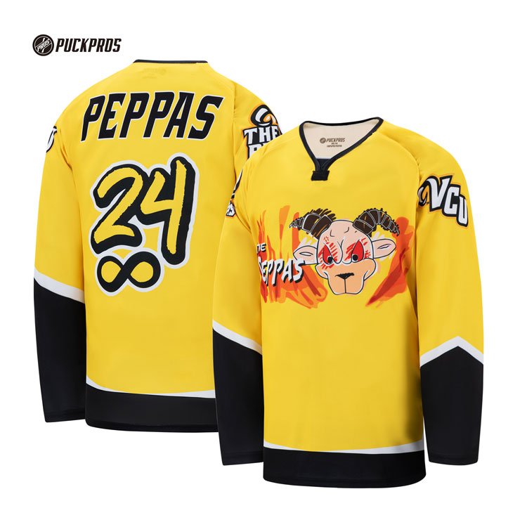 100% polyester Double-sided Sublimation Hockey Jersey Custom Design Ice Hockey Wear