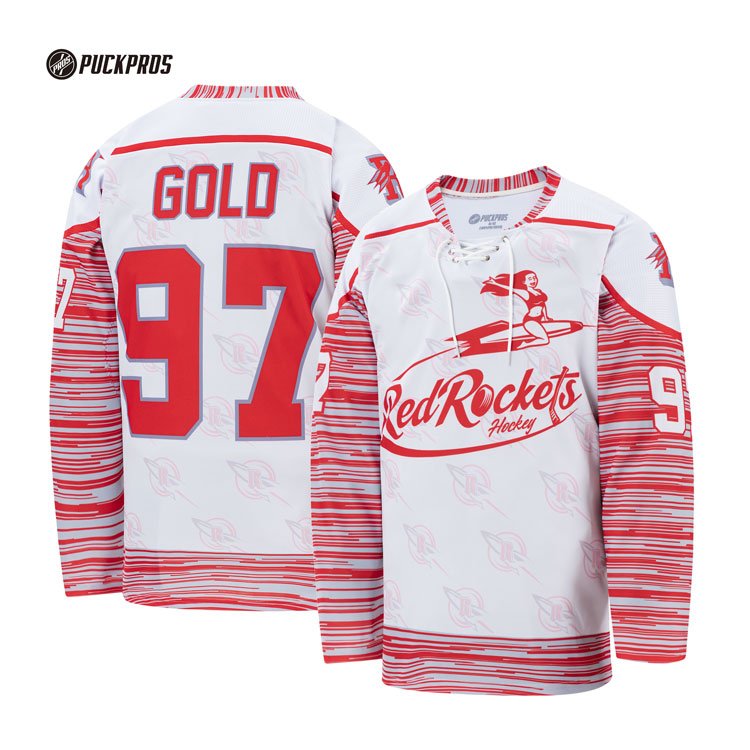 100% polyester Double-sided Sublimation Hockey Jersey Custom Design Ice Hockey Wear