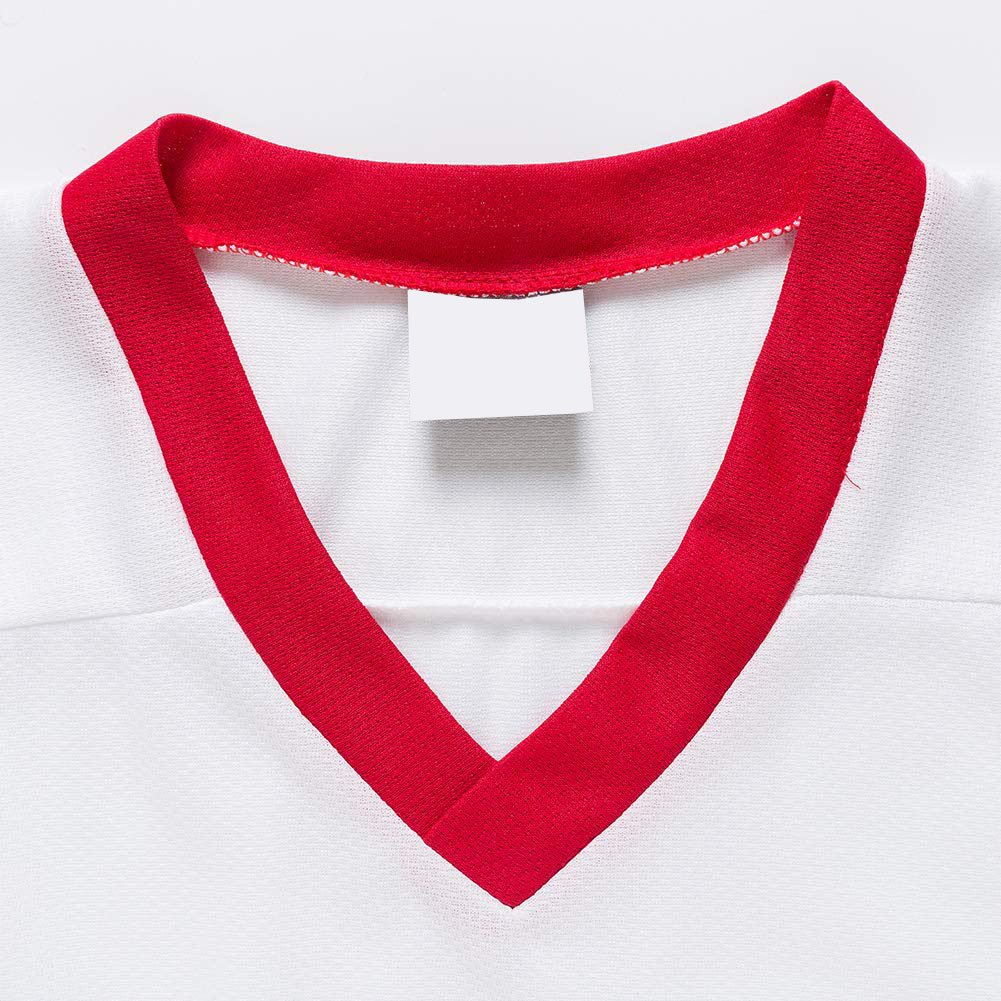 Professional custom Team's logo Adult 100%polyester mesh sport jersey Sublimation Printing High Quality ice Hockey Jersey