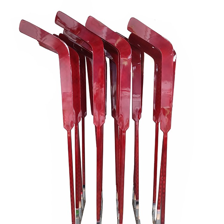 Composite And Foam Core Wood-like Grain Goalie Sticks Paddle 25" 26" 27" Senior
