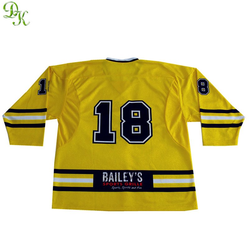 2023 High Quality Profession Custom Embroidery Ice Hockey Jersey Custom Team LOGO Name Sublimation Hockey Jersey