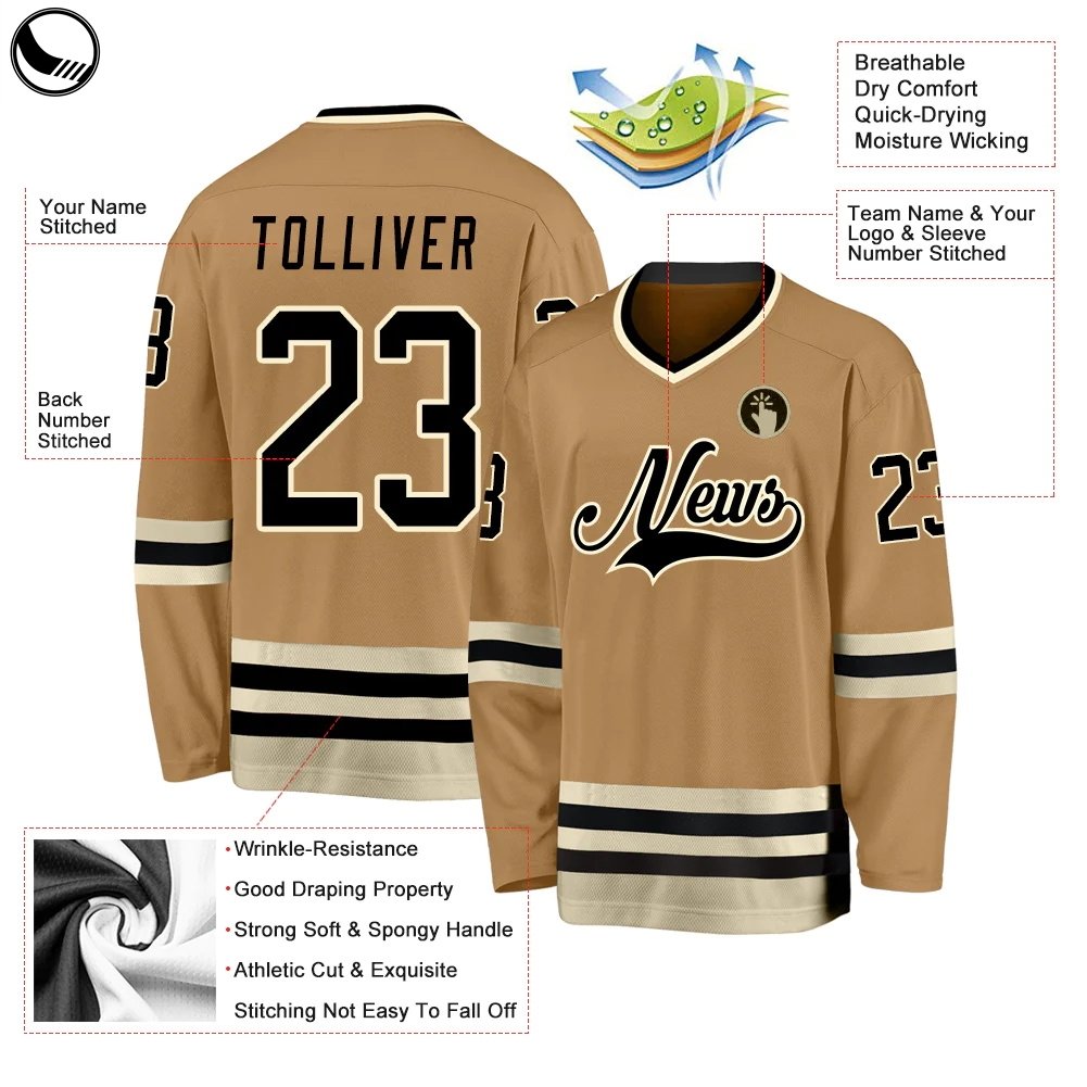 BETHERIVAL Hot Sale custom designed unisex Hockey jerseys tackle twill embroidered Sportswear for adults