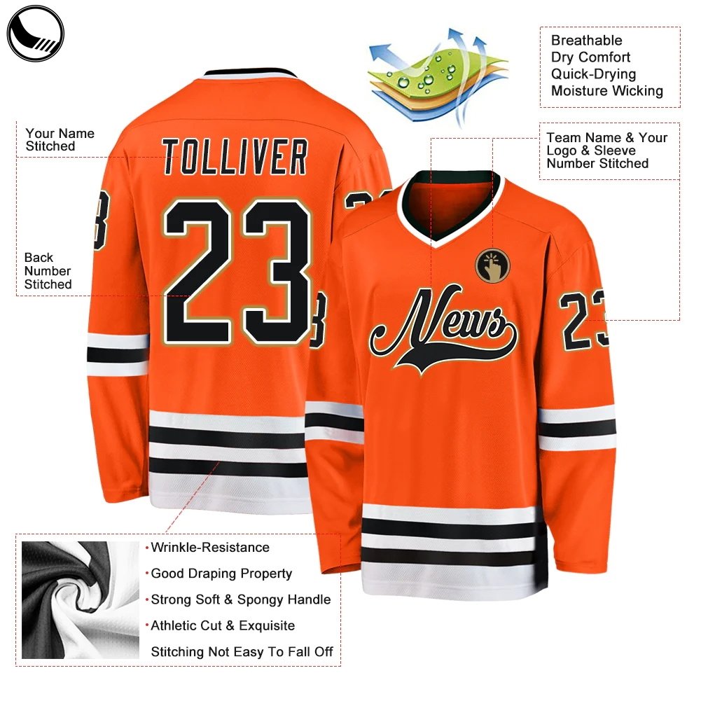 BETHERIVAL Hot Sale custom designed unisex Hockey jerseys tackle twill embroidered Sportswear for adults