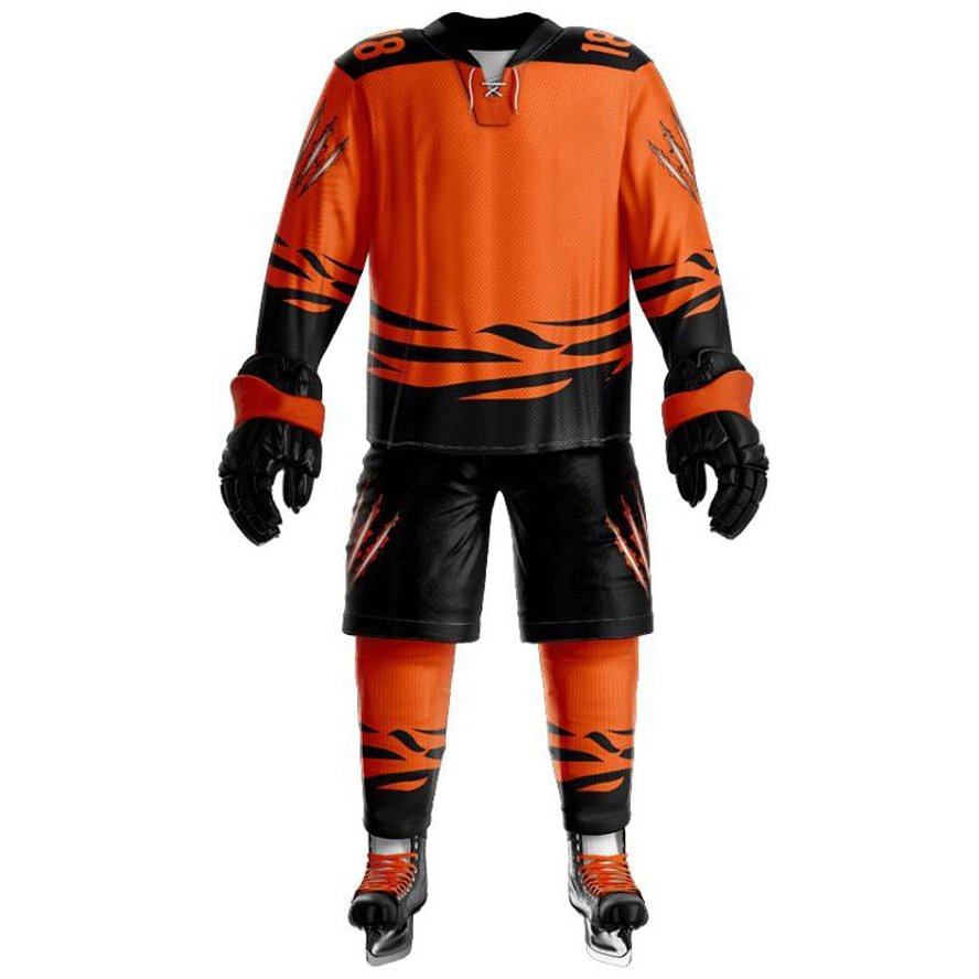 Premium Unisex Ice Hockey Uniform High Quality Youth Sportswear with Custom Design OEM Team Name Low MOQ Plain Blank Pattern