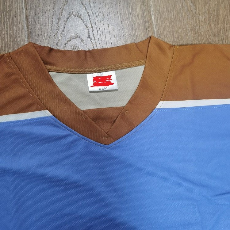 top quality light blue custom design ice hockey jersey sublimation long sleeve shirt unique ice hockey jerseys tshirt