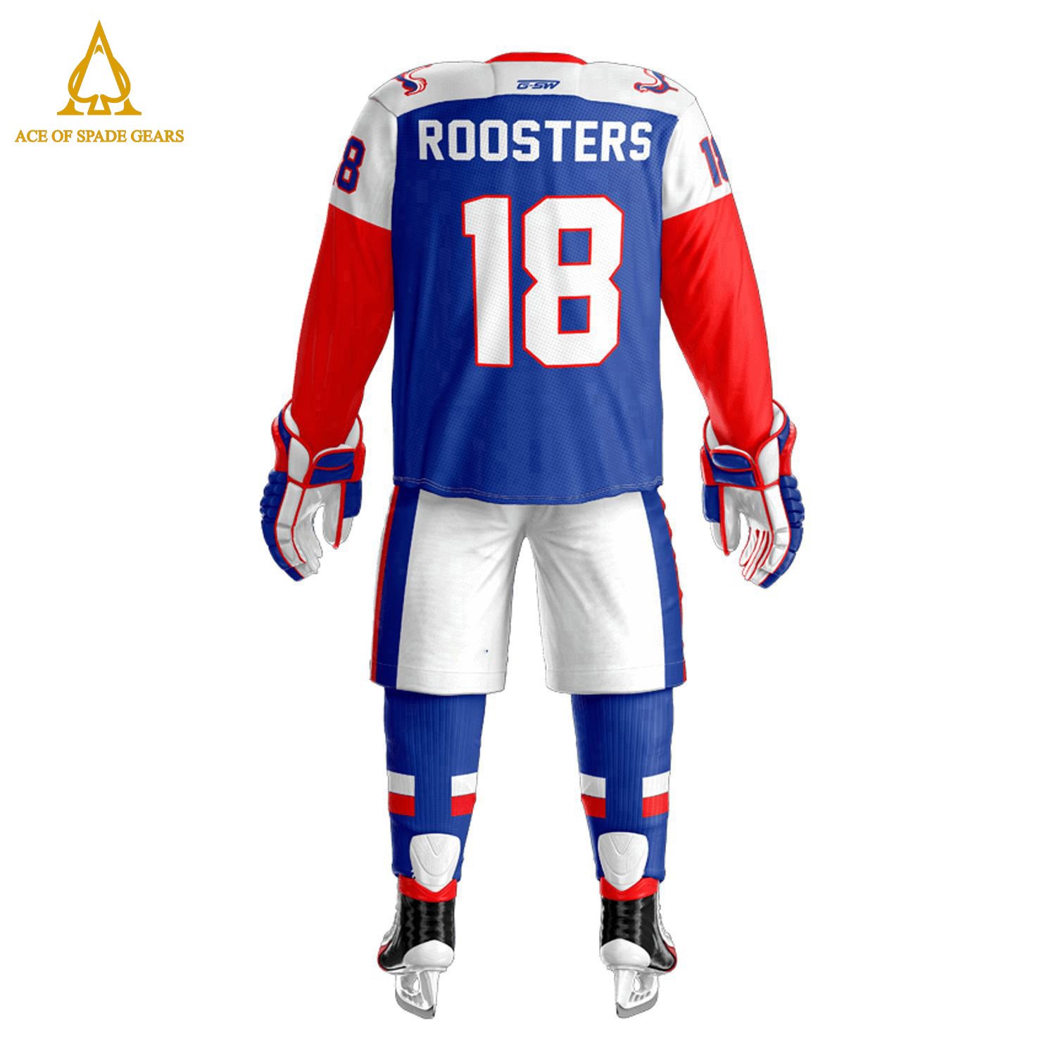 Wholesale Price Ice Hockey Uniform Customized Logo Team Sports Sublimation Ice Hockey Uniform