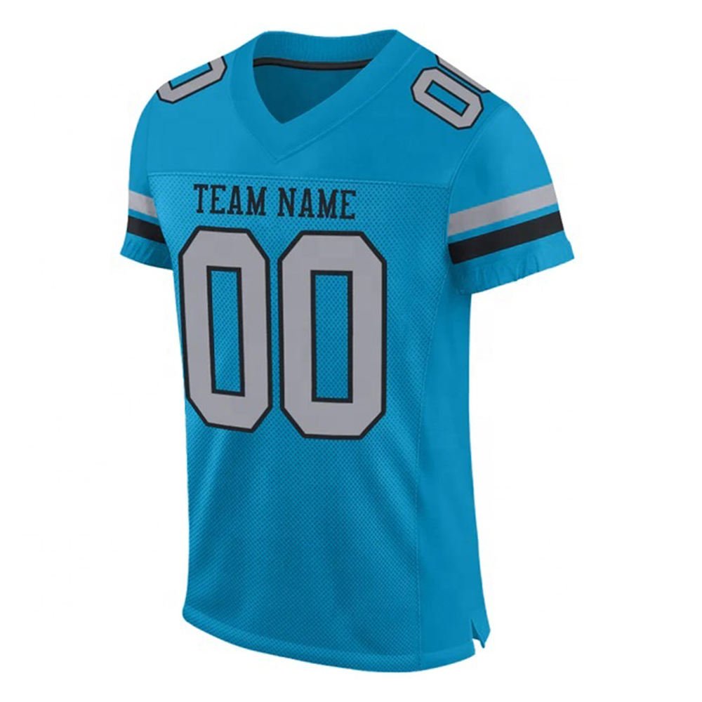 High Quality 100% Polyester Soccer Jersey OEM Custom Breathable Soft Feel Sportswear Uniform Style with Team Name