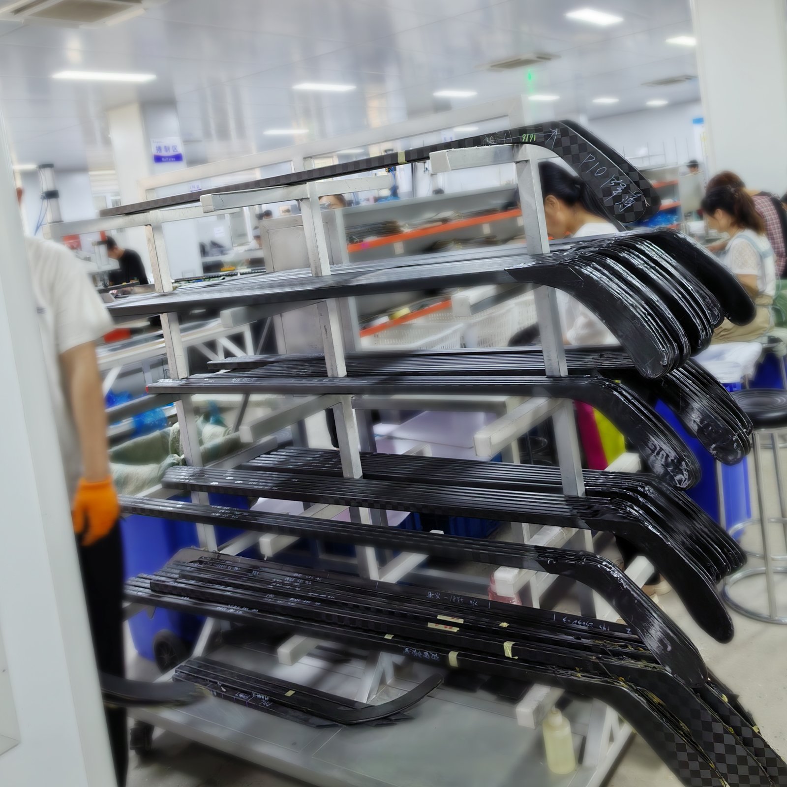 Poross Factory OEM Hot Selling Carbon Fiber Lightweight Ice Hockey Sticks For Athletes