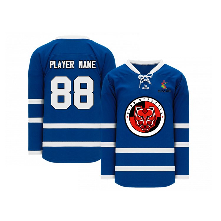 High Quality Unisex Sublimation Ice Hockey Jersey Custom Made Team Hockey Uniform for Men Top Sportswear