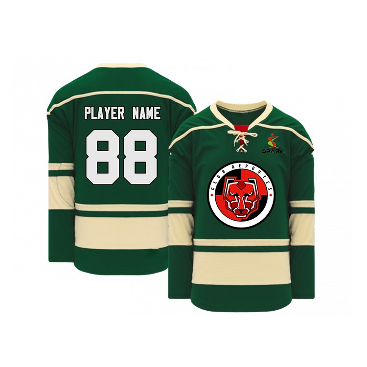 Custom Made Ice Hockey Jersey Team Uniform Hockey Jersey High Quality Men's Sublimation Ice Hockey Uniform