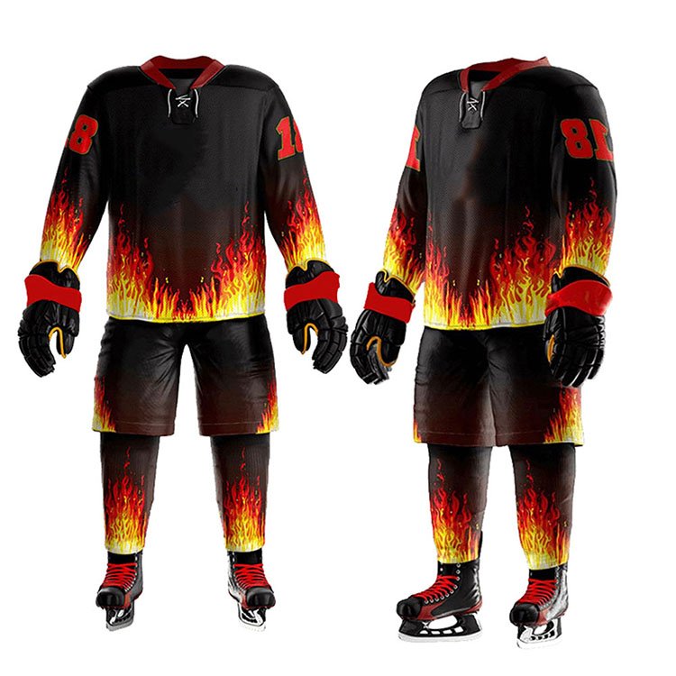 Factory Made Premium Quality Ice Hockey Jersey Professional Manufacturers Hand Made Ice Hockey Uniform For Men