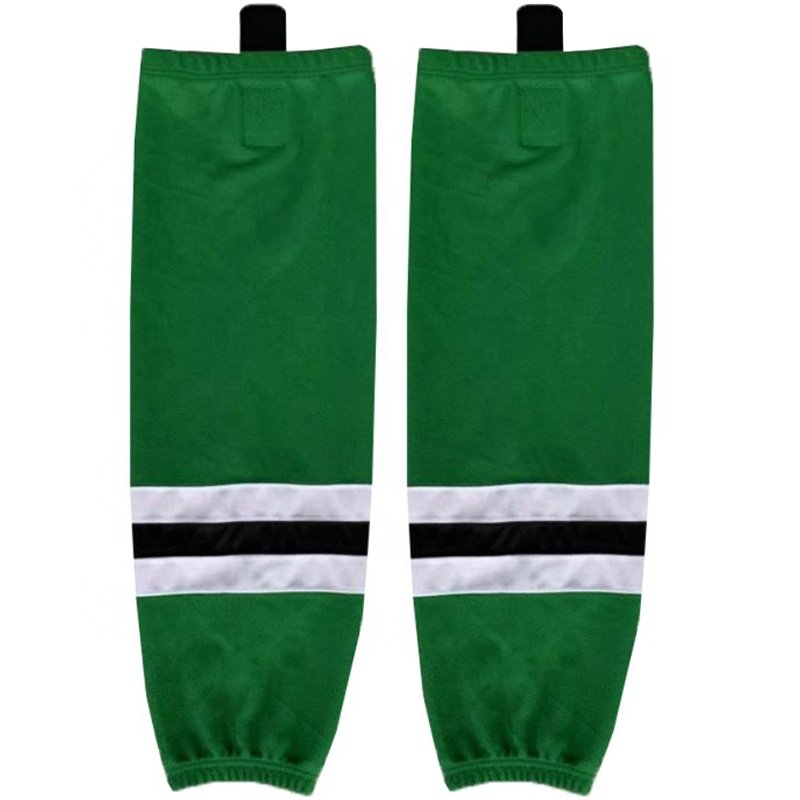 Wholesale Professional Men's Ice Hockey Socks Unisex Team Hockey Wear Custom Logo Printing Sublimation Technique Polyester