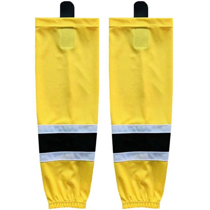 Wholesale Professional Men's Ice Hockey Socks Unisex Team Hockey Wear Custom Logo Printing Sublimation Technique Polyester