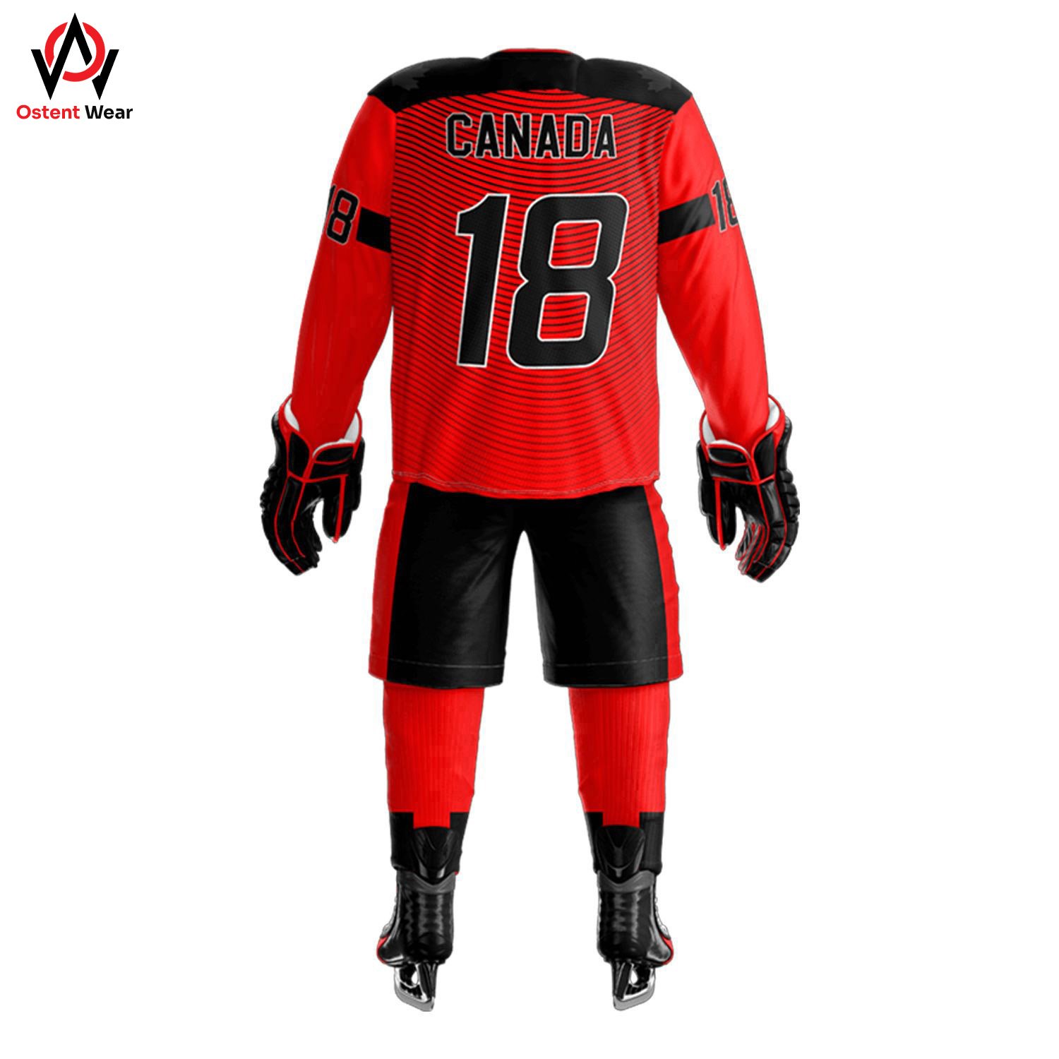 Factory Manufacture Premium Quality Unisex Ice Hockey Jersey Pant Sets Unisex Training Uniform OEM Team Name Wholesale Price