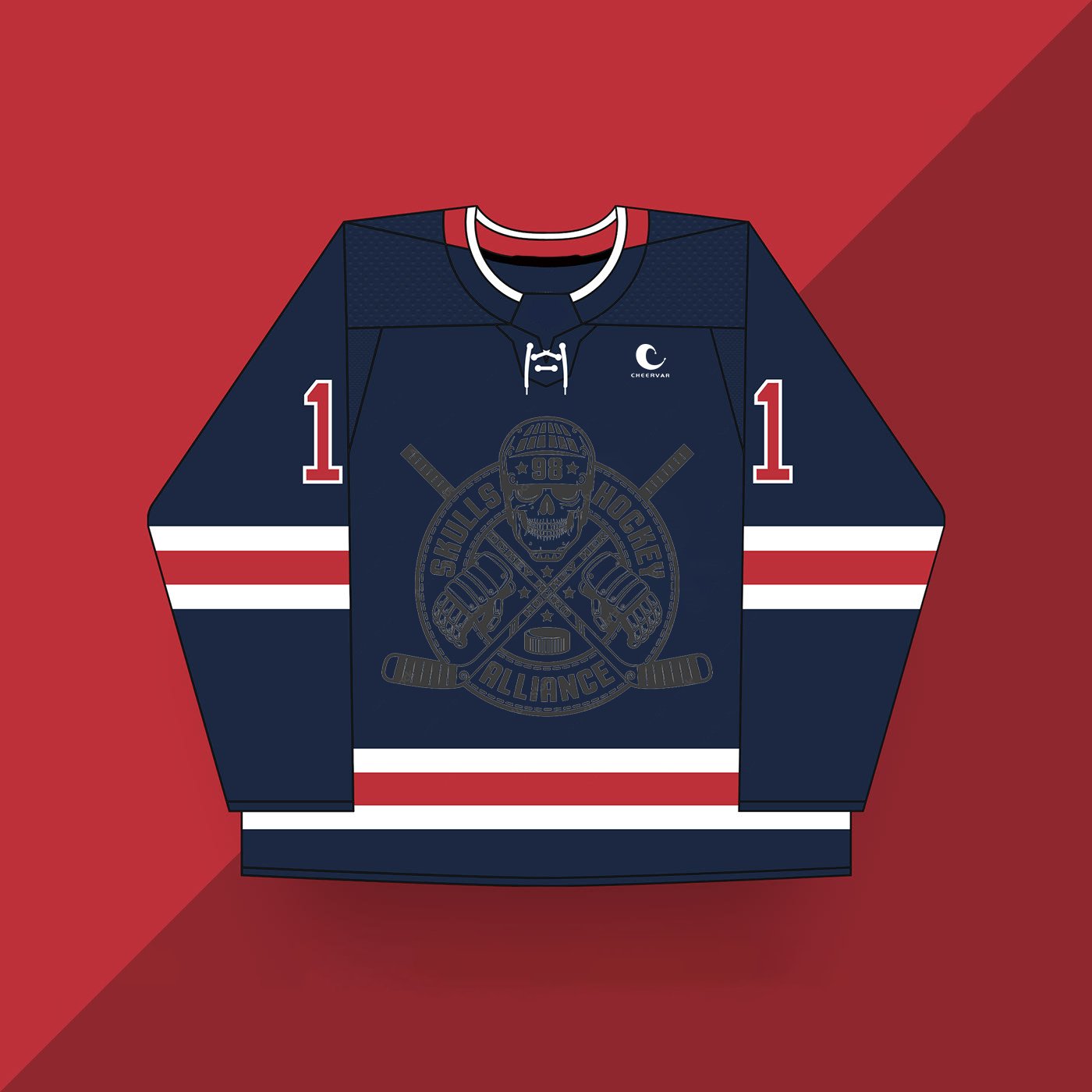 High Quality Custom Design Sublimation Ice Hockey Jerseys Breathable Youth Ice Hockey Uniforms