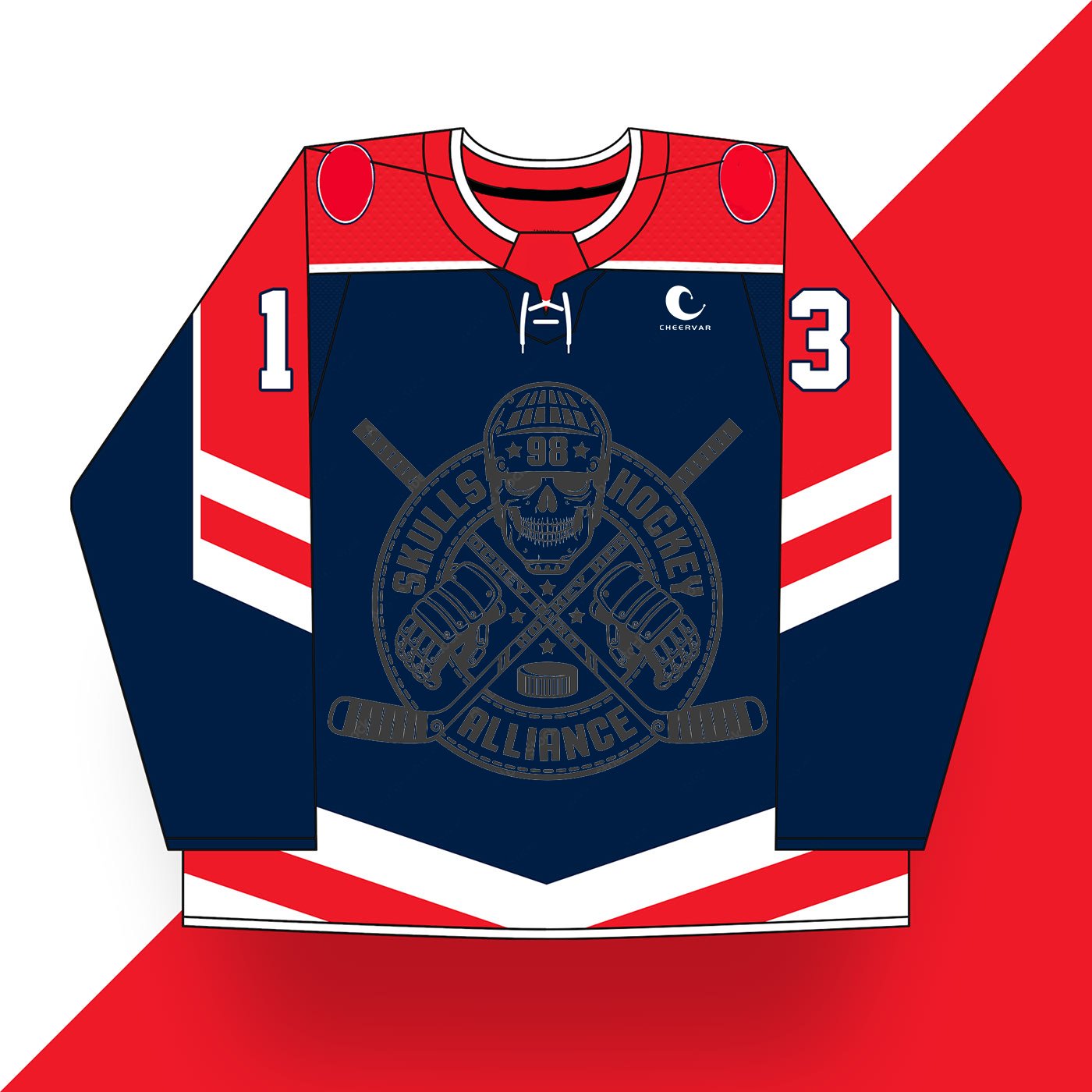High Quality Custom Design Sublimation Ice Hockey Jerseys Breathable Youth Ice Hockey Uniforms
