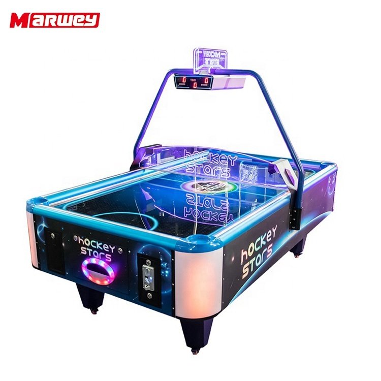 Hot Sale Indoor Kids Adults Hockey Game Machine Wholesale Cheap Modern Electronic Score Counter Air Hockey Table Game Machine
