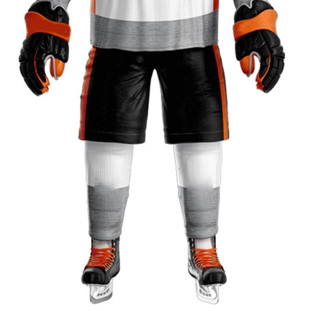 New Arrival Black And White Color Customized Design Hot Sale Breathable Men Sports Wear High Quality Ice Hockey Uniform