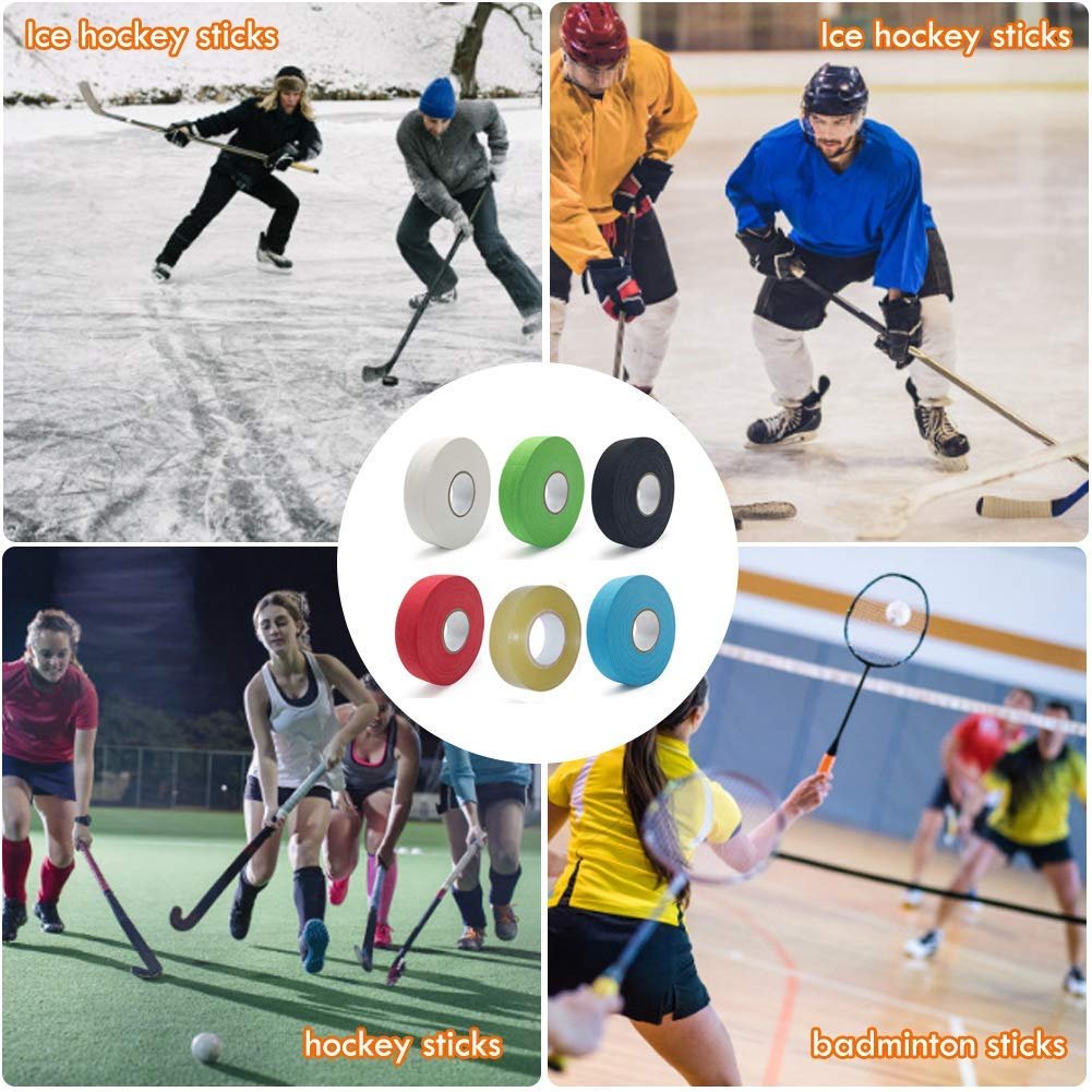 Custom Cotton Fabric Cloth Hockey Stick Tape for Ice Roller Hockey Stick, Blade Handle protector Hockey Tape