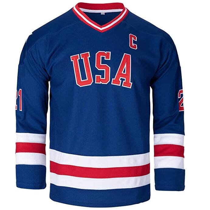 Sports Wear Ice Hockey Uniform Winter Wear Long Sleeve V-Neck Polyester Made Ice Hockey Uniform