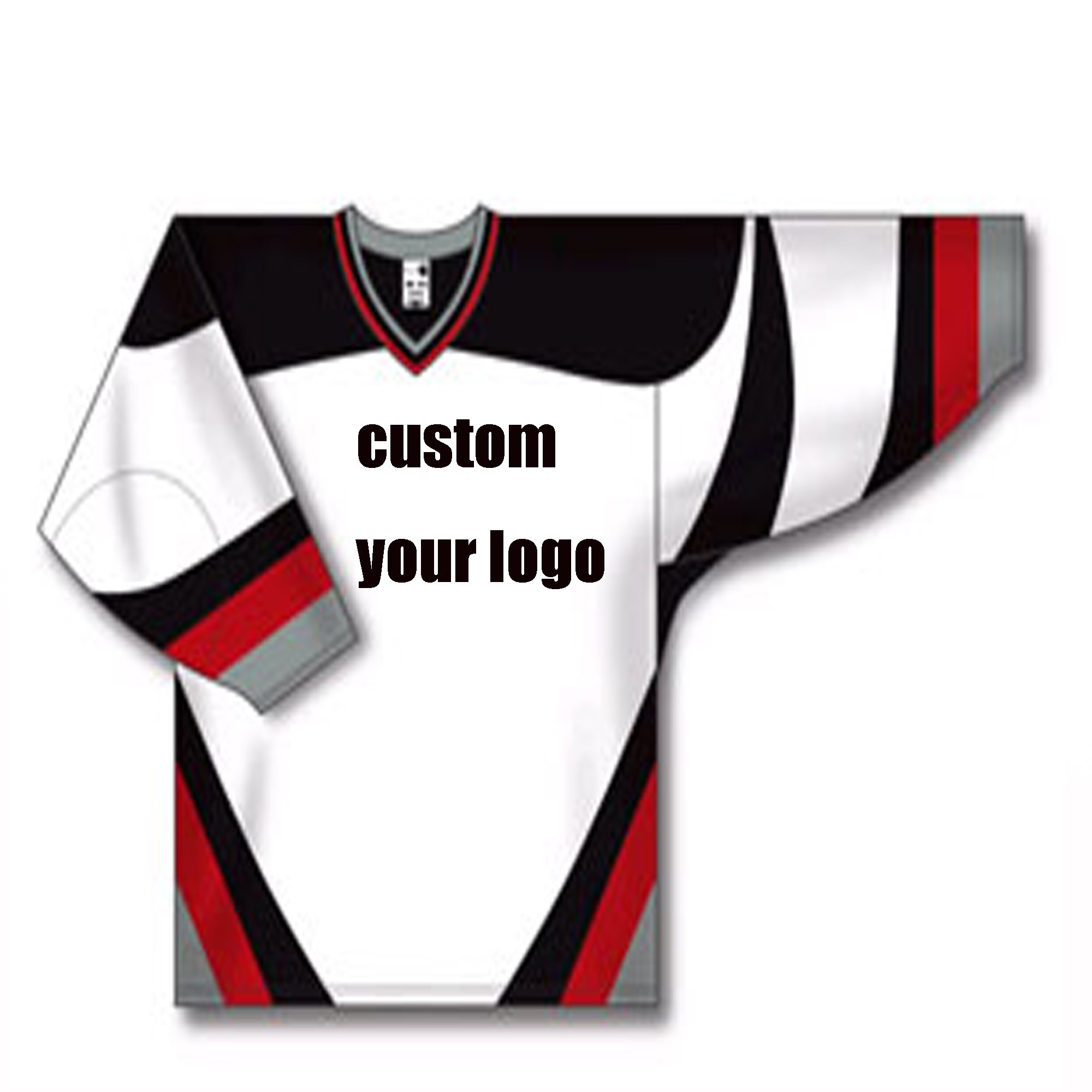 OEM service blank hockey jersey custom hockey jerseys embroidery reversible ice hockey jersey