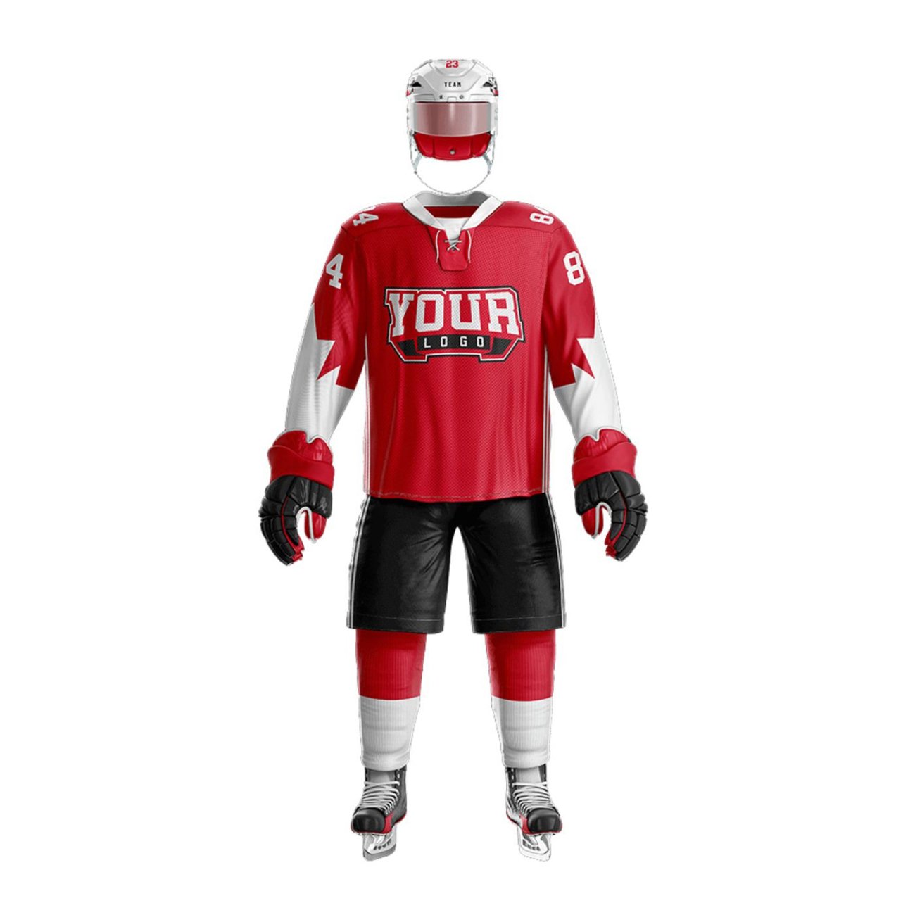 Fully Customized Unisex Reversible Ice Hockey Uniform OEM Team Wear for Plain Practice for Ice Hockey Players