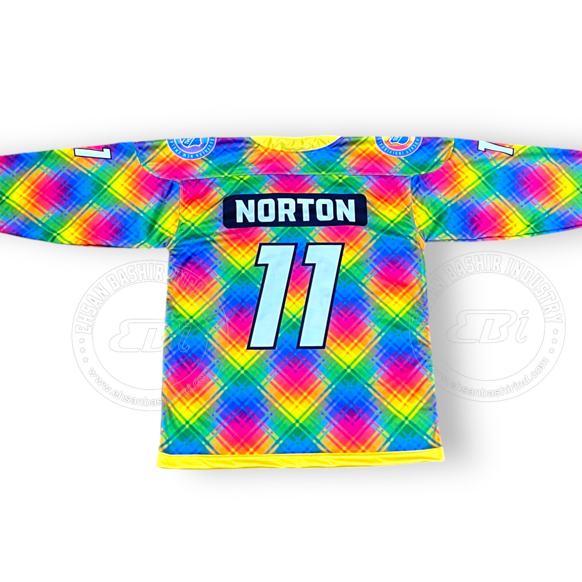 Custom Made Sublimated Ice Hockey Jersey Top Manufacturer's Custom Printed Jerseys for Adults Embroidery Technics Made Pakistan