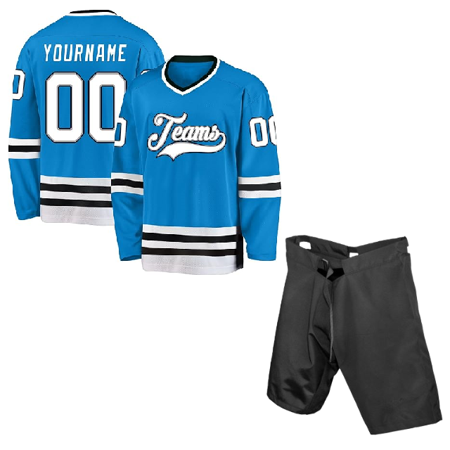 Trendy Ice Hockey Uniforms With Personalized Logos Quality Fabrics And Available For Bulk Orders