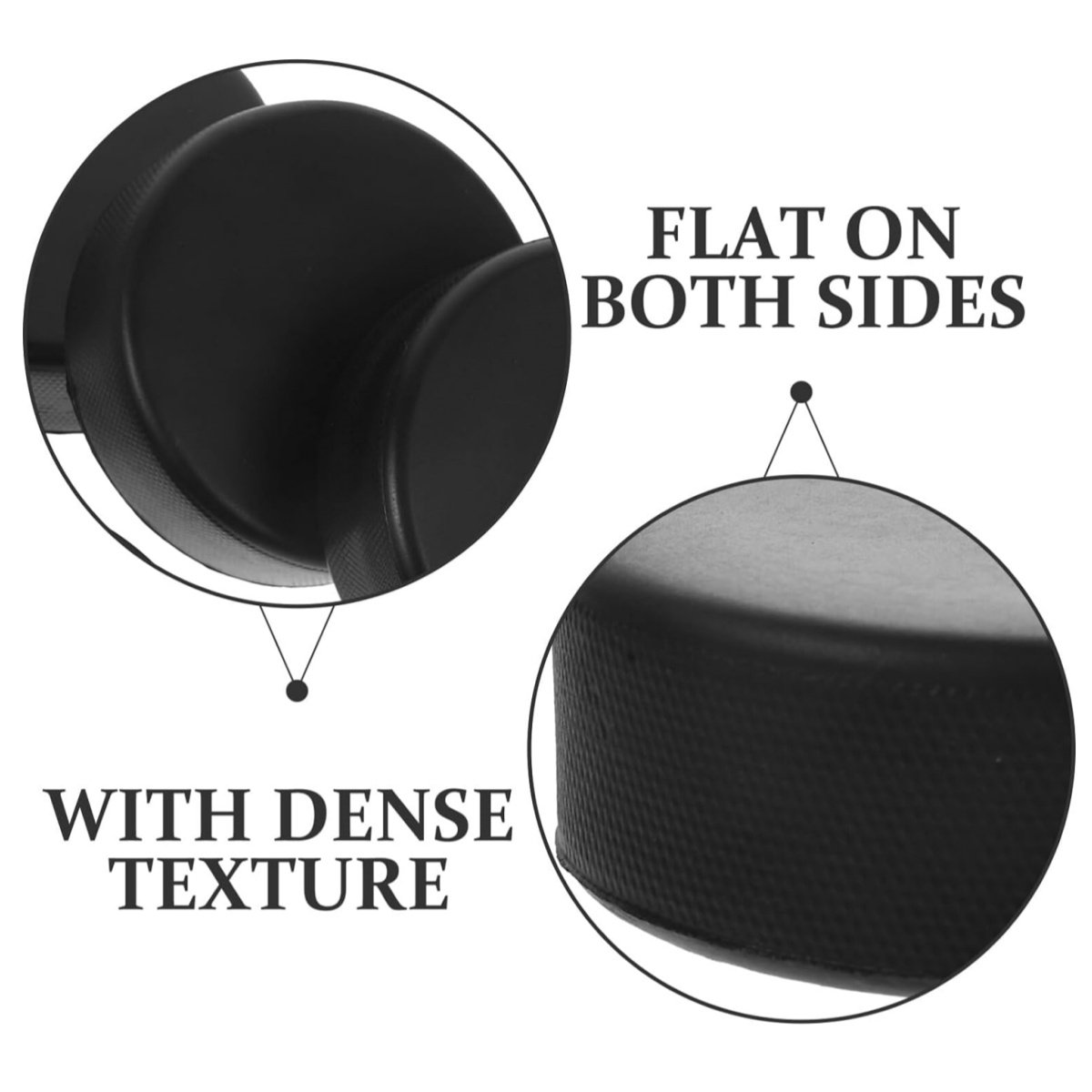 Wholesale Price Factory Direct Sale High Quality Ice Hockey Puck Customized Printing Logo Rubber Solid Official Ice Hockey Pucks