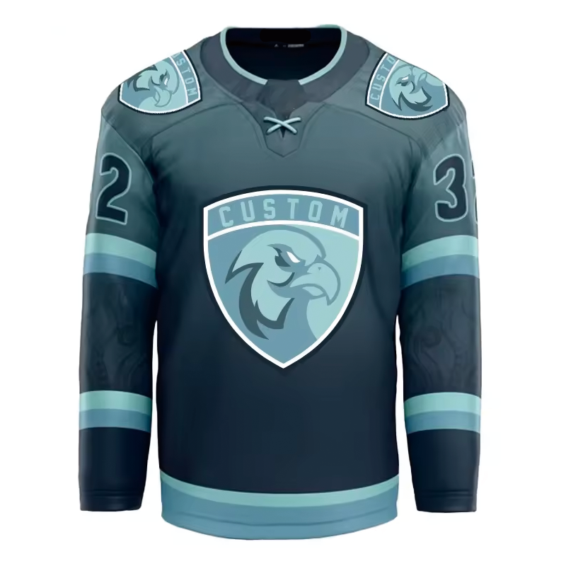 wholesale custom reversible sublimation ice hockey practice jerseys