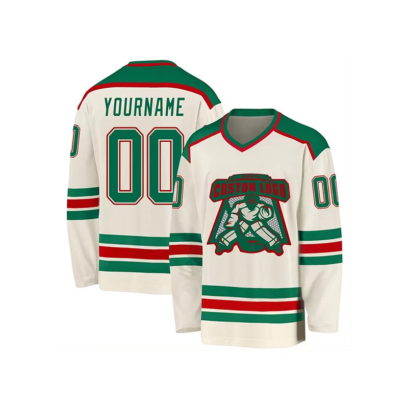 Customizable Oversized Lightweight Fashion Sublimation Breathable Lacrosse Jersey Polyester Custom Ice Hockey Jersey