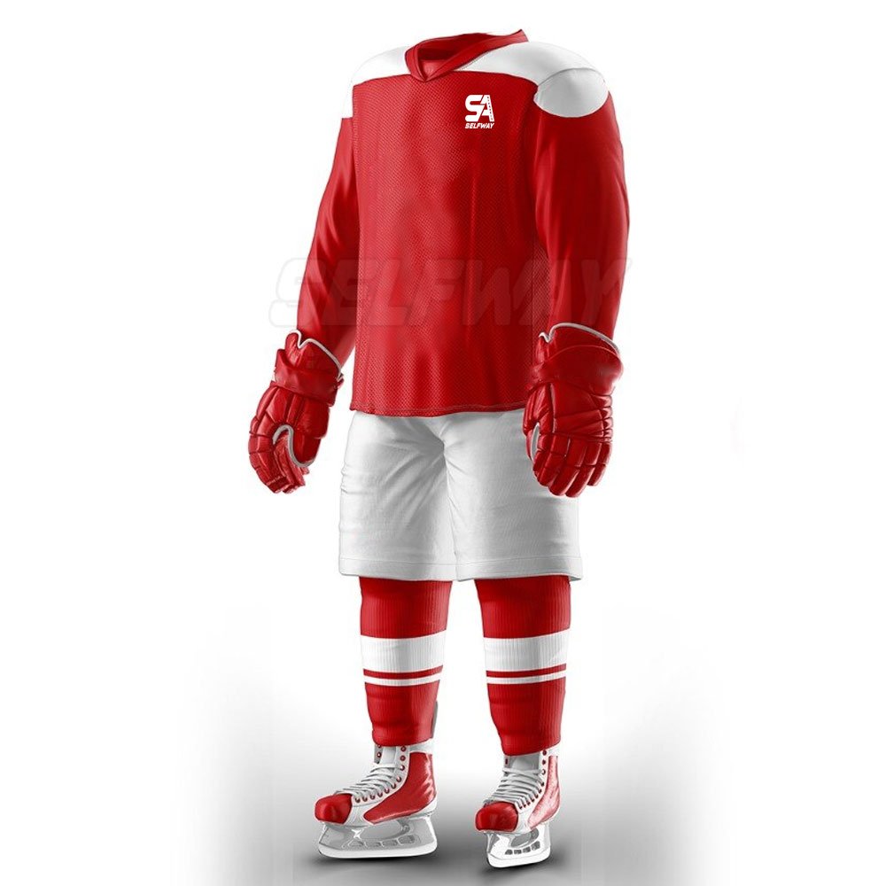 Low Moq 2024 Design Your Own Team Ice Hockey Uniform Professional High Quality Ice Hockey Uniform