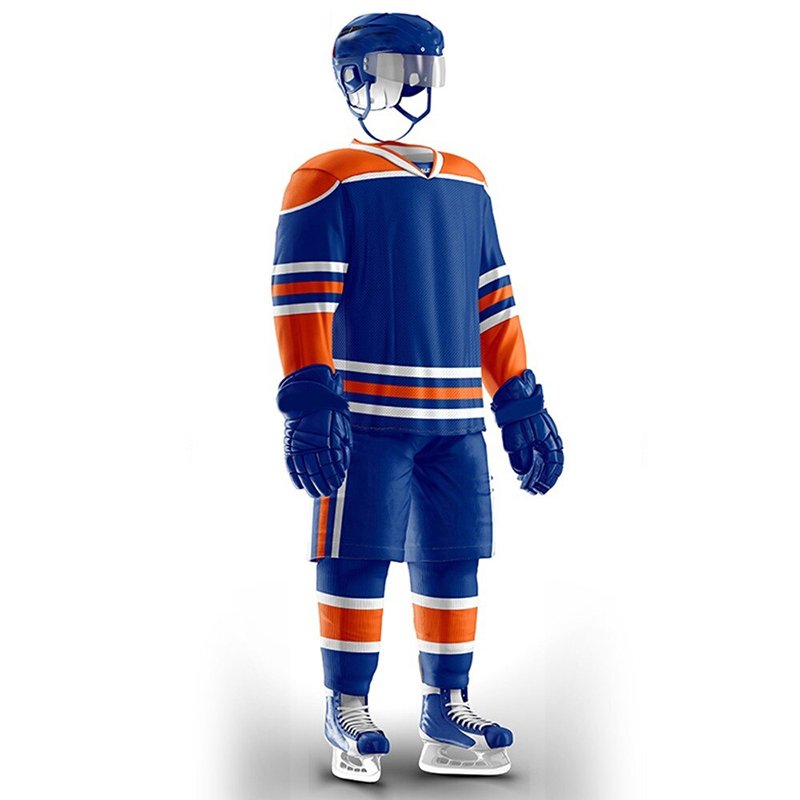 Youth Wear Ice Hockey Uniform Custom Logo Ice Hockey Uniform Durable Material Customized OEM Ice Hockey Kit