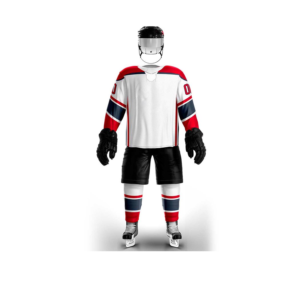Ice Hockey Uniform Jerseys Long Sleeve High Sublimated Men's Sports Wear Uniform
