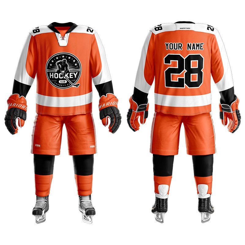 OEM Custom Ice Hockey Jersey 100% Polyester High Quality Made Reversible Hockey Practice Uniform