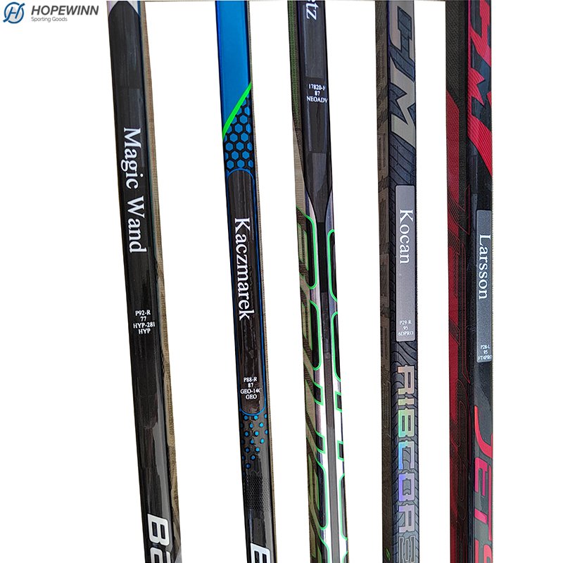 New top model Custom brand carbon fiber Ice Hockey Sticks from professional China factory