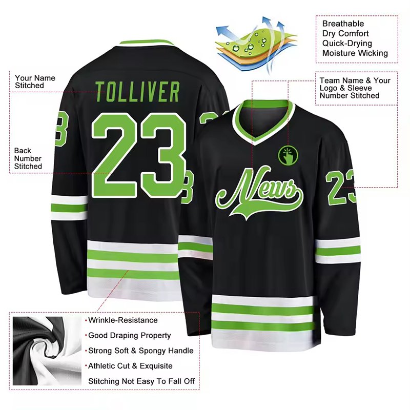 Best Sellers Sublimation Sport Shirt Breathable Hockey Jersey T Shirt Custom Logo New Ice Hockey Jersey