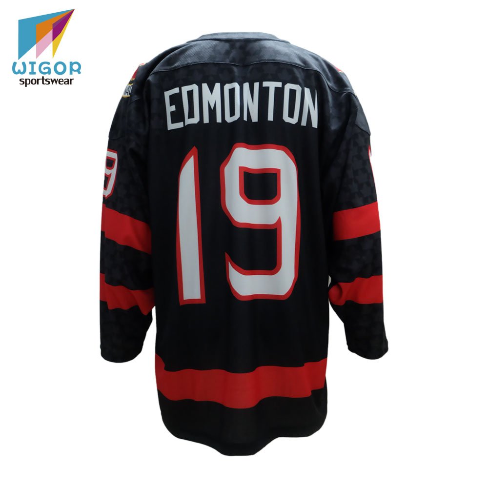Custom authentic hockey team wear full sublimated ice hockey jersey men's hockey practice jersey