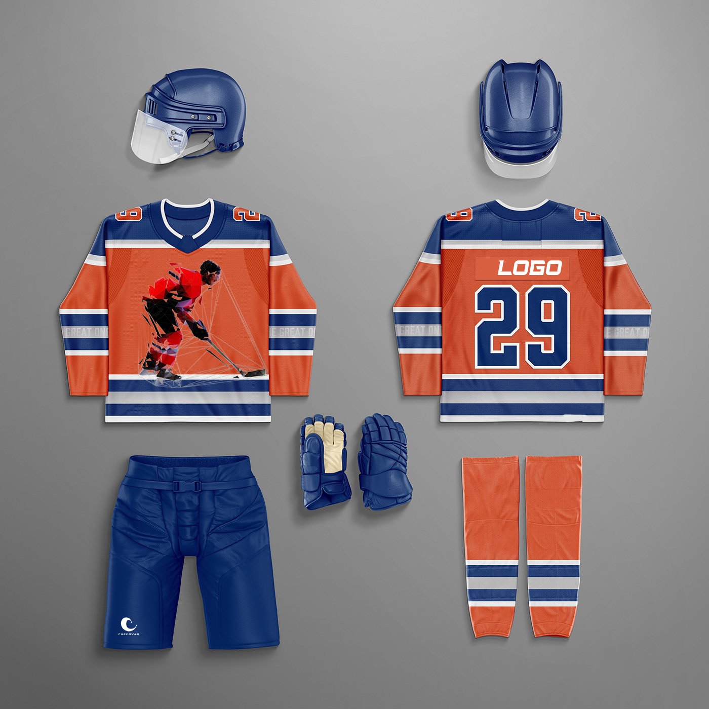 New Design Sublimation Ice Hockey Jerseys Customized Adult Youth Ice Hockey Wear