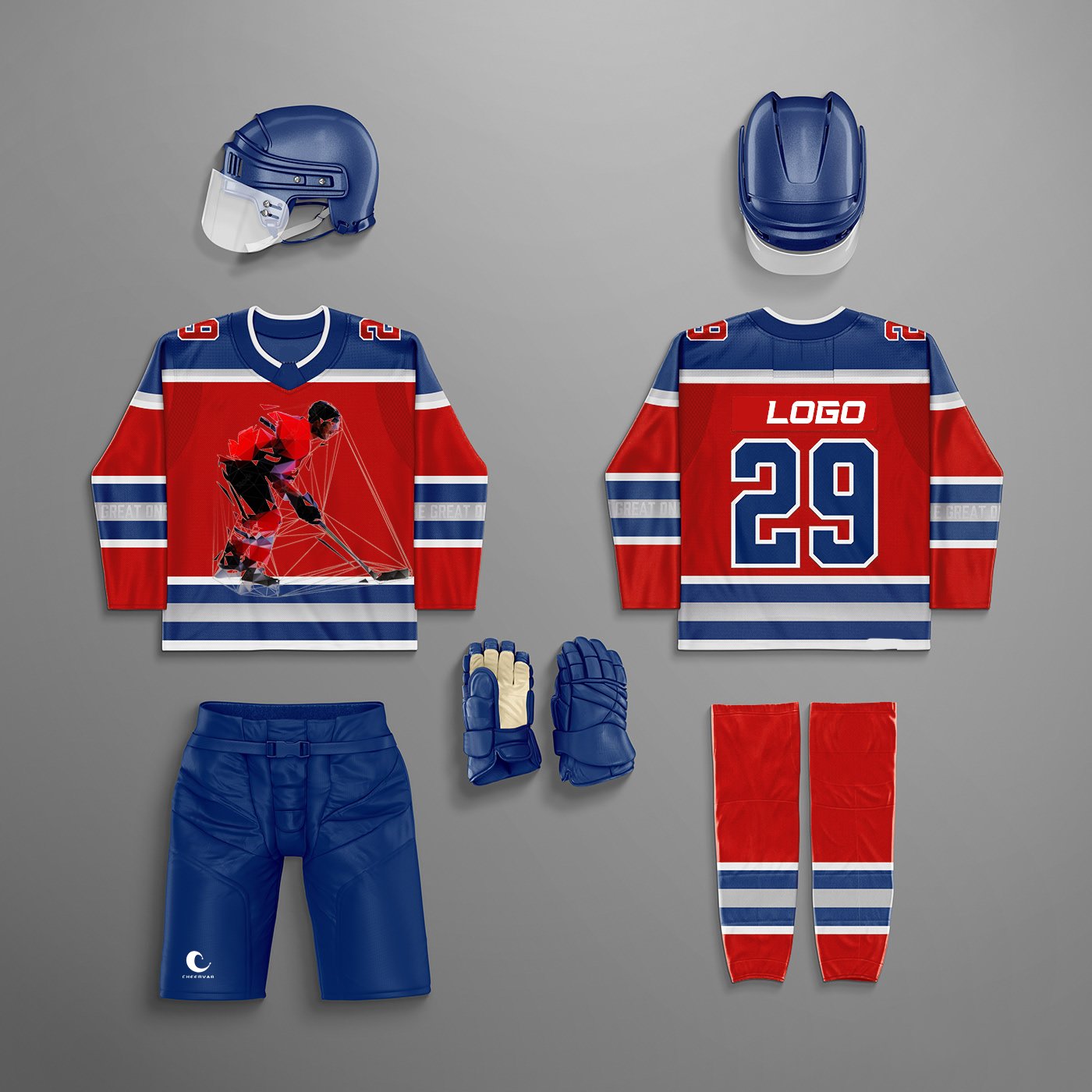 New Design Sublimation Ice Hockey Jerseys Customized Adult Youth Ice Hockey Wear