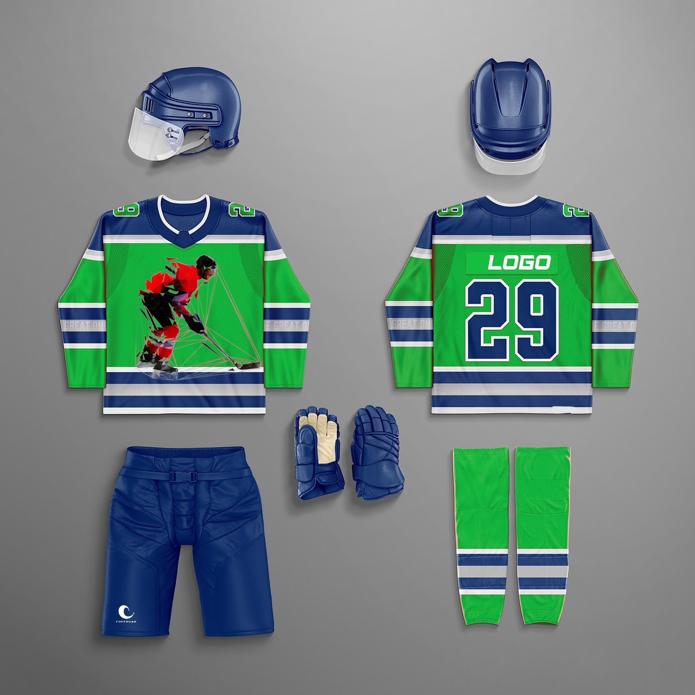 New Design Sublimation Ice Hockey Jerseys Customized Adult Youth Ice Hockey Wear