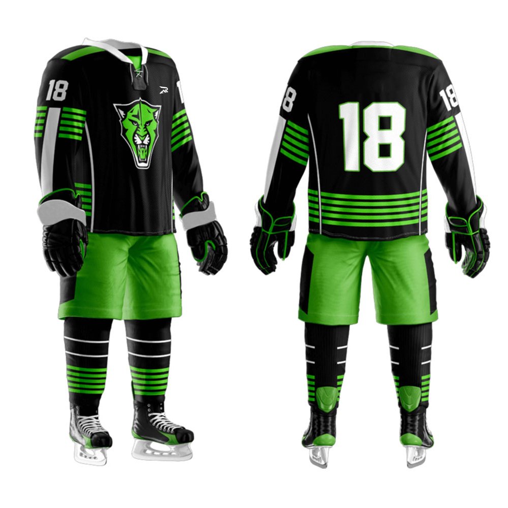 Wholesale Price Ice Hockey Uniforms Sets Including Jersey & Pant Custom Sublimation Ice Hockey Uniform Sets